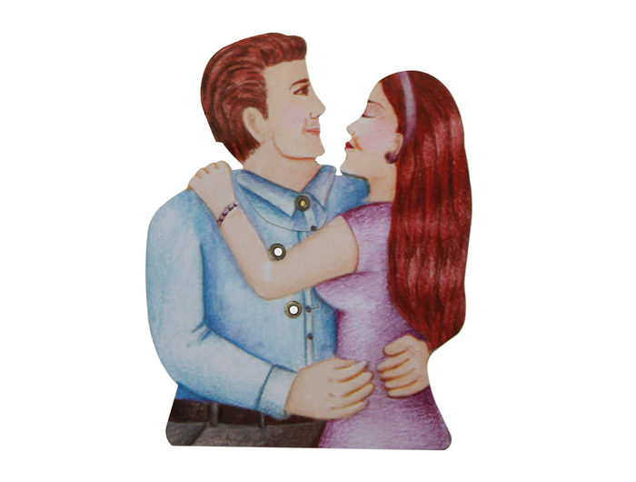 ACTION CLICKERS "KISSING COUPLE"