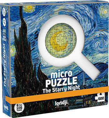 MICROPUZZLE THE STARRY NIGHT - VAN GOGH 600 PECES