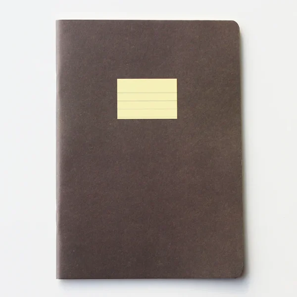 COMPAT NOTEBOOK RULED BROWN