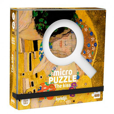 MICROPUZZLE THE KISS - KLIMT 600 PECES