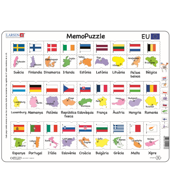 MEMO PUZZLE BANDERES