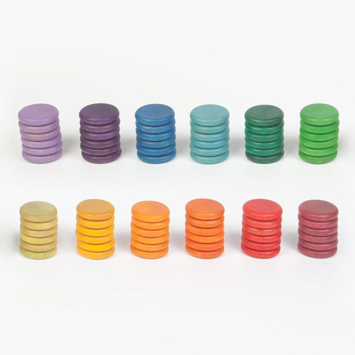 MONEDES 12 COLORS (72 PECES) DE GRAPAT