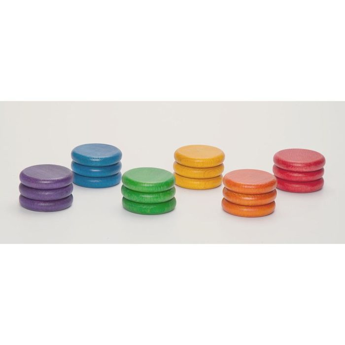 MONEDES 6 COLORS (18 PECES) DE GRAPAT