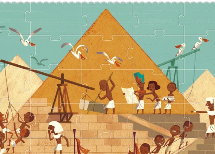 PUZZLE GO TO THE PYRAMIDS: 100pc.