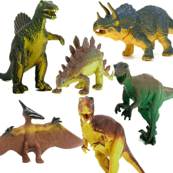 CONJUNT DE 6 DINOSAURES