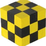 Yellow/Black Snake Cube