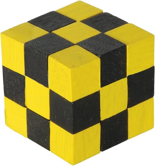 Yellow/Black Snake Cube