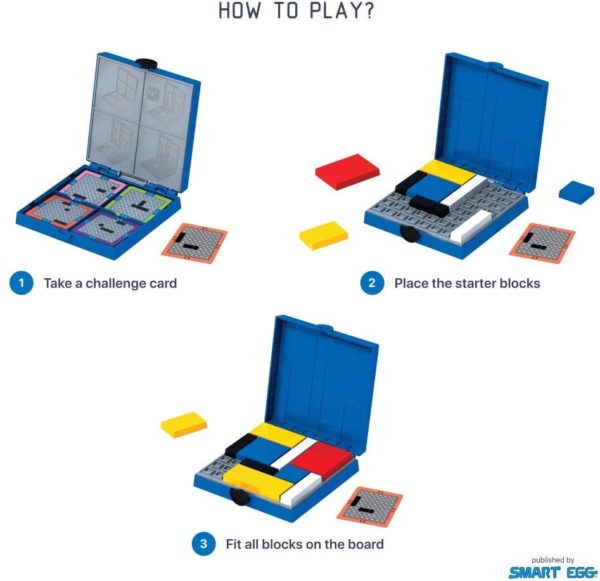 MONDRIAN BLOCKS BLAU