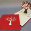 TARGETA POP UP ARBRE PRIMAVERAL