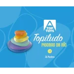 TOPILUDO: CONJUNT 36 PEDRES TRANSLÚCIDES 6 COLORS
