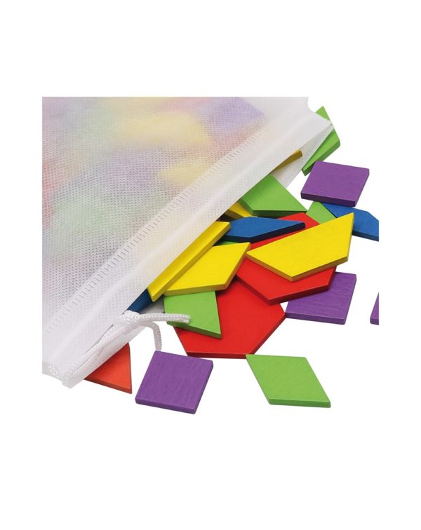 Wooden Pattern Blocks - 155 pcs.