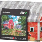 CAPSA METALL AMB PUZLE: LA GRANJA-550pc.