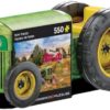 CAPSA METALL AMB PUZLE:TRACTOR-550pc