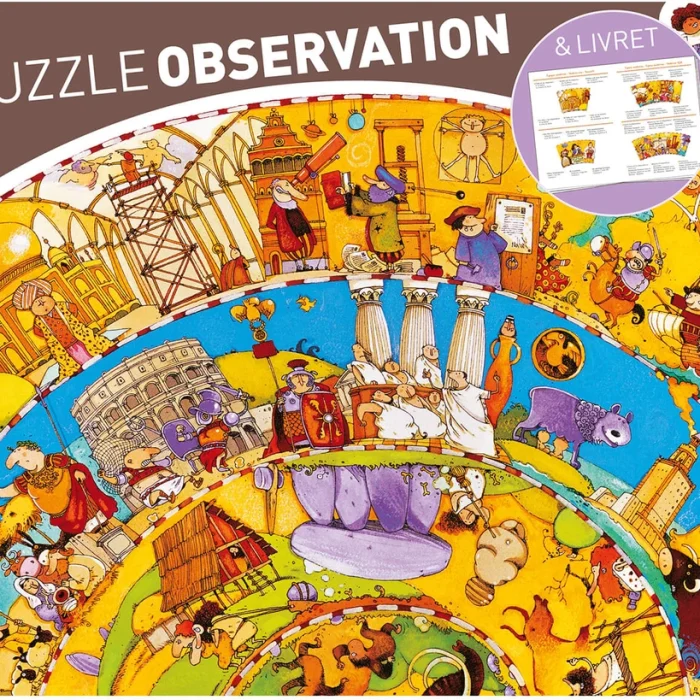 PUZLE CIRCULAR OBSERVACIÓ HISTÒRIA 350 pc.