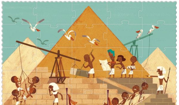 PUZLE GO TO THE PYRAMIDS 100pc.