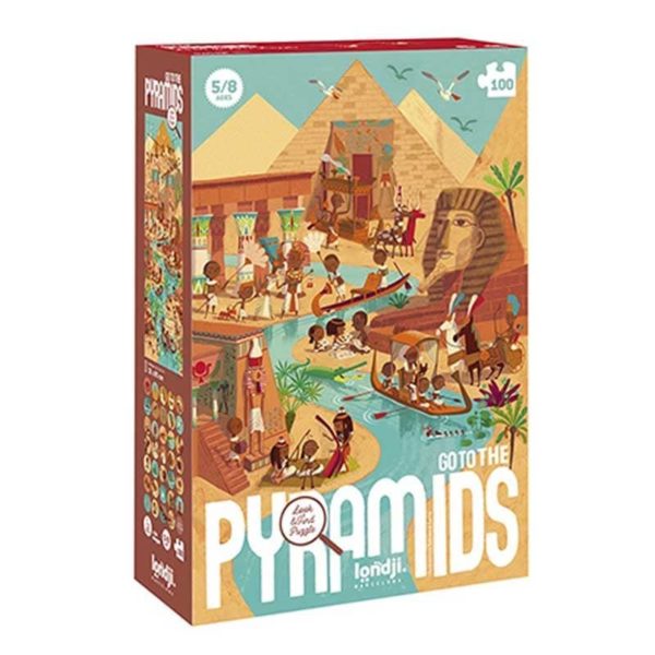 PUZLE GO TO THE PYRAMIDS 100pc.