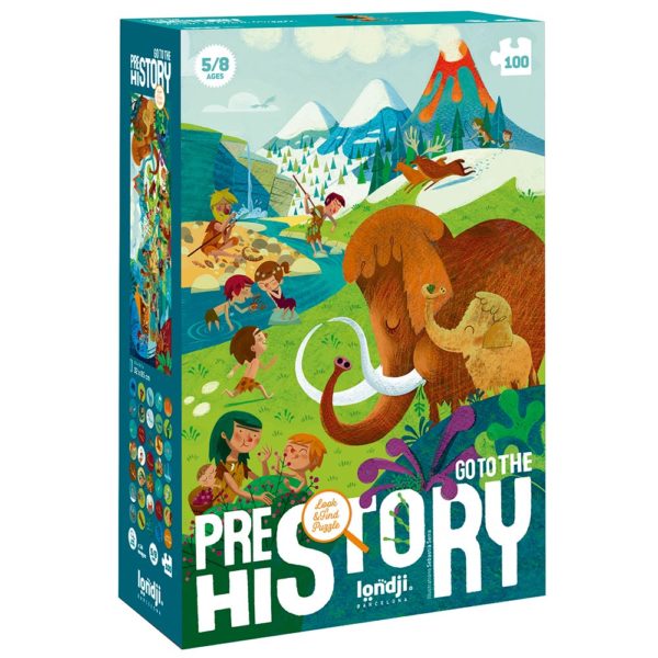 PUZZLE GO TO THE PREHISTORY