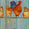 POSTAL GALLINES/POLLASTRES A L'AST