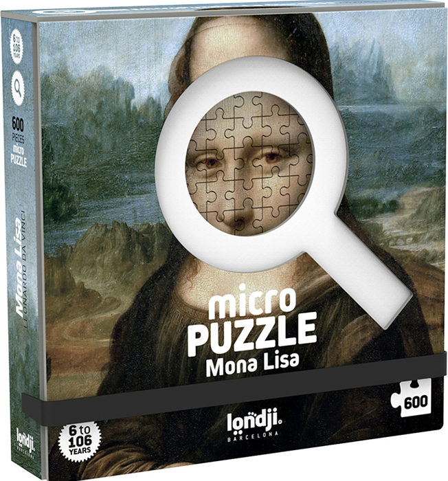 LONDJI: MICROPUZZLE MONA LISA 600 PECES