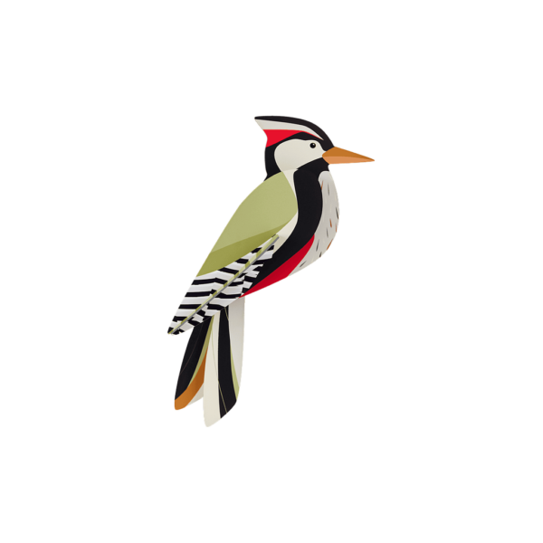 OBJECTE 3D: OCELL WOODPECKER