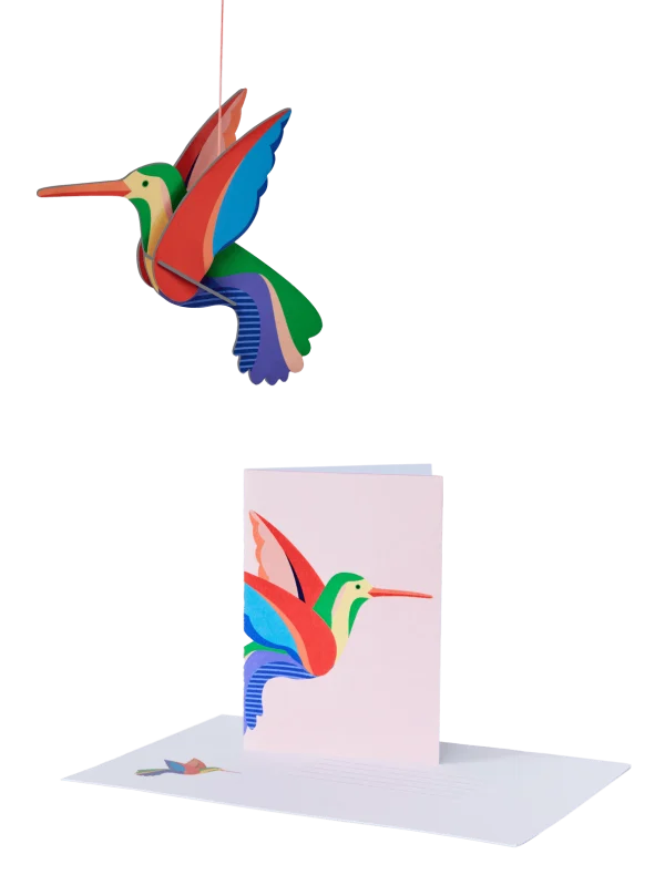 OBJECTE 3D-POSTAL: COLIBRÍ