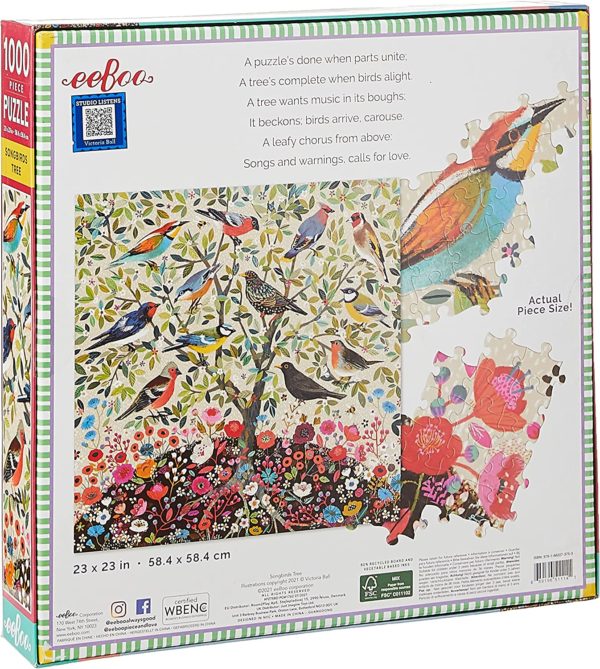 PUZLE 1000 PECES ARBRE OCELLS