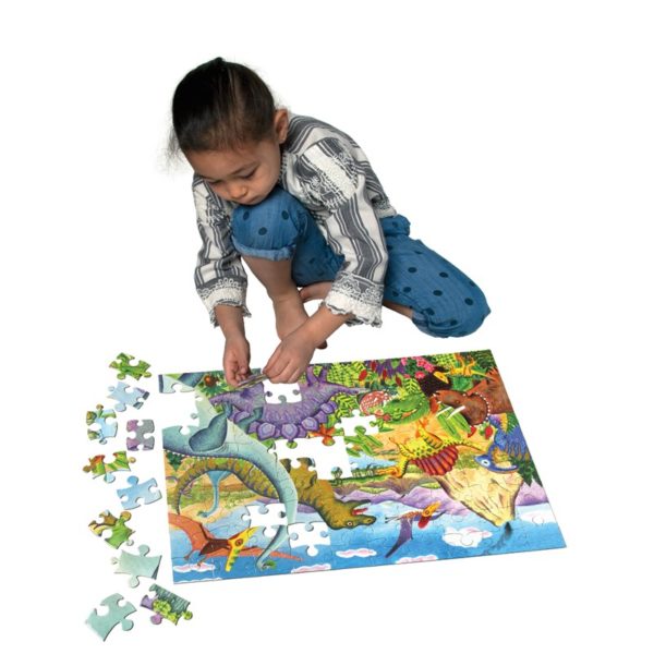 PUZZLE DINOSAURES 100 PECES