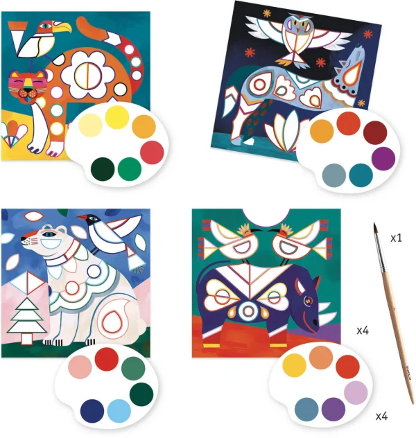 PINTAR AMB AQUAREL·LES ANIMALS