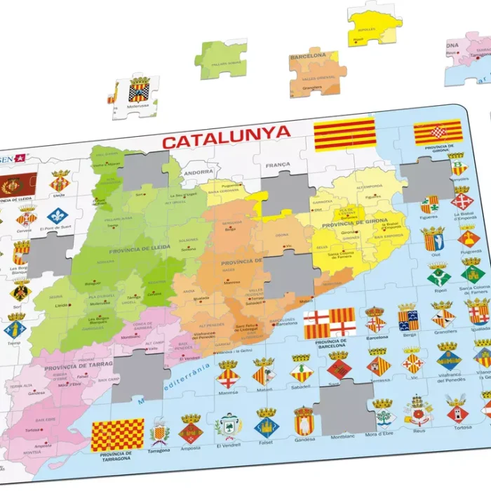 LARSEN: MAPA POLÍTIC DE CATALUNYA (CATALÀ)