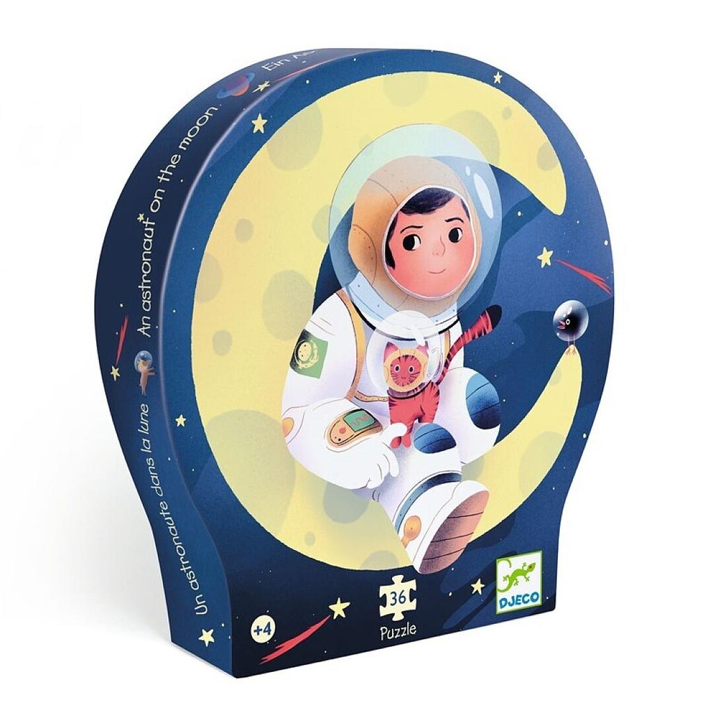 PUZLE SILUETA: ASTRONAUTA