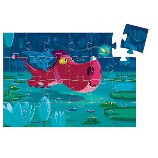 PUZLE SILUETA: EL DRAC EDMOND 24pc.