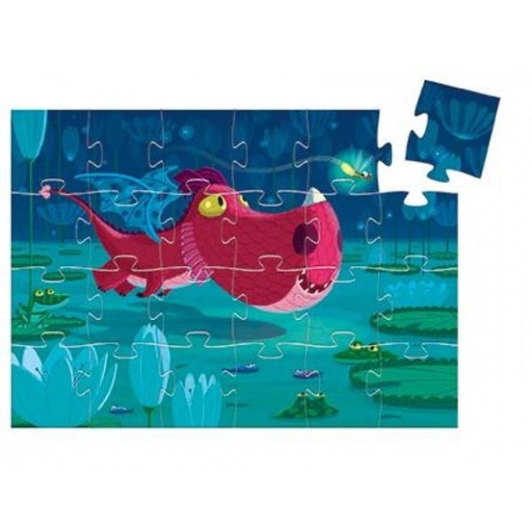 PUZLE SILUETA: EL DRAC EDMOND 24pc.
