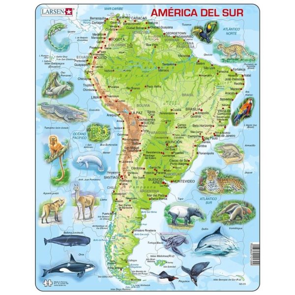 LARSEN: PUZZLE AMÈRICA DEL SUD (castellà)